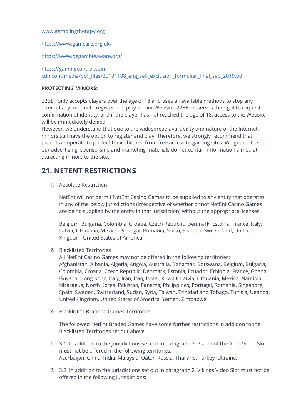 22Bet first-party evidence captured 25 September 2026